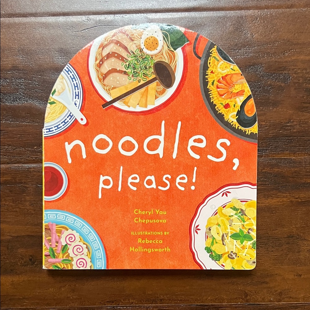 5/$10 Kids Book | Noodles, Please! (A to Z Foods of the World) Kids Board Book